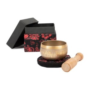 Bodhi Indiaase klankschaal met inscriptie in cadeauverpakking - hoofdafbeelding